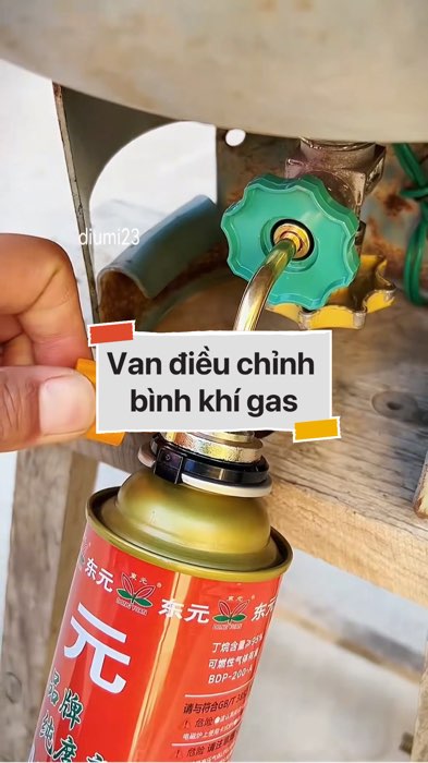Van điều chỉnh bình khí gas. Van nạp khí gas