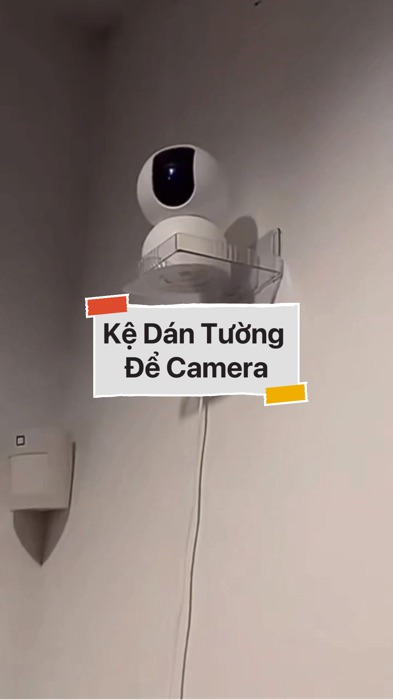 ￼Kệ Dán Tường Để Camera #VideoHangGiaDung#shopeestyle#ShopeeVideo#ShopeeCreator #LuotVuiMuaLien #diumi322