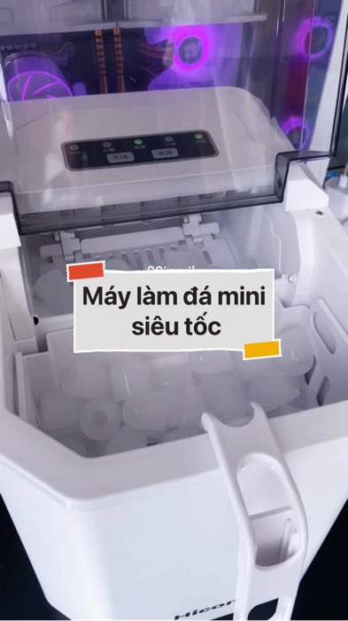 Máy làm đá mini siêu tốc #VideohangDienTu#shopeestyle#ShopeeVideo#ShopeeCreator #LuotVuiMuaLien#KOLUyTin#Videomuasam #SandealcungKOL #diumi325