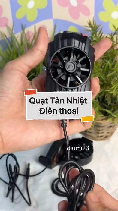 Quạt Tản Nhiệt Điện thoại #VideohangDienTu#shopeestyle#ShopeeVideo#ShopeeCreator #LuotVuiMuaLien#KOLUyTin#Videomuasam #SandealcungKOL #diumi329