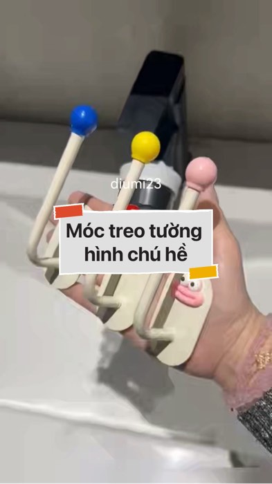 ￼Móc treo tường hình chú hề #VideoHangGiaDung#shopeestyle#ShopeeVideo#ShopeeCreator #LuotVuiMuaLien #diumi148