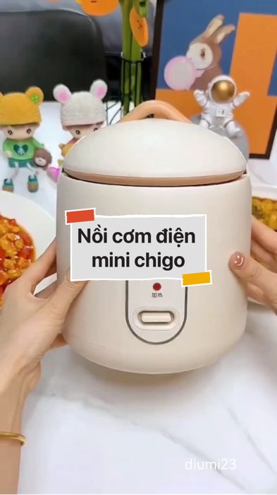 Nồi cơm điện mini chigo #VideohangDienTu#shopeestyle#ShopeeVideo#ShopeeCreator #LuotVuiMuaLien#KOLUyTin#Videomuasam #SandealcungKOL #diumi177