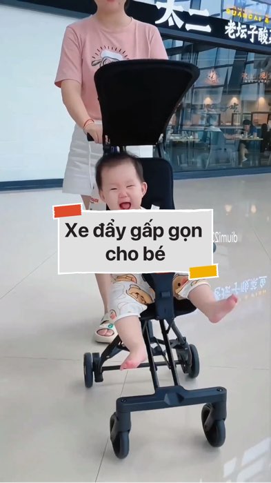 Xe đẩy gấp gọn đảo chiều cho bé #VideoHangMevaBe#shopeestyle#ShopeeVideo#ShopeeCreator#LuotVuiMuaLien #diumi180