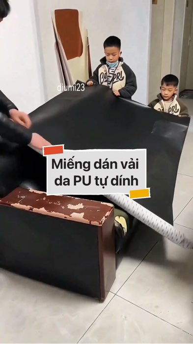 ￼Miếng dán vải da PU tự dính #VideohangDoiSong#ShopeeVideo#ShopeeCreator #LuotVuiMuaLien#KOLUyTin#Videomuasam #SandealcungKOL #diumi209