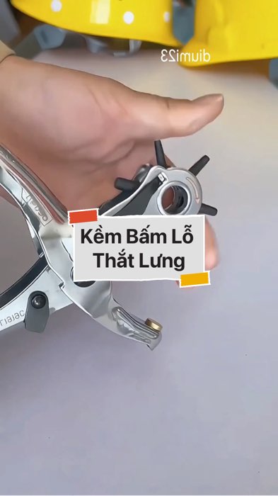 ￼Kềm Bấm Lỗ Thắt Lưng #VideohangDoiSong#ShopeeVideo#ShopeeCreator #LuotVuiMuaLien#KOLUyTin#Videomuasam #SandealcungKOL #diumi210