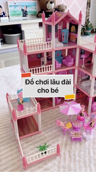 Đồ Chơi Nhà Biệt Thự Lâu Đài Công Chúa Tự Làm Cho Bé Gái #VideoHangMevaBe#shopeestyle#ShopeeVideo#ShopeeCreator#LuotVuiMuaLien #diumi254