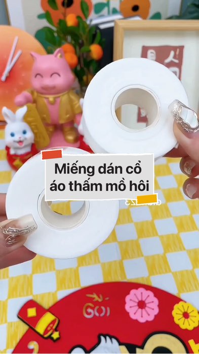 ￼Miếng dán cổ áo thấm mồ hôi #VideohangDoiSong#ShopeeVideo#ShopeeCreator #LuotVuiMuaLien#KOLUyTin#Videomuasam #SandealcungKOL #diumi279