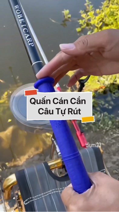 Quấn Cán Cần Câu Màng Co Tự Rút #VideohangDoiSong#ShopeeVideo#ShopeeCreator #LuotVuiMuaLien#KOLUyTin#Videomuasam #SandealcungKOL #diumi311