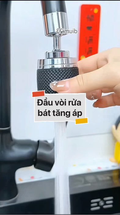 ￼Đầu vòi rửa bát tăng áp #VideoHangGiaDung#shopeestyle#ShopeeVideo#ShopeeCreator #LuotVuiMuaLien #diumi379