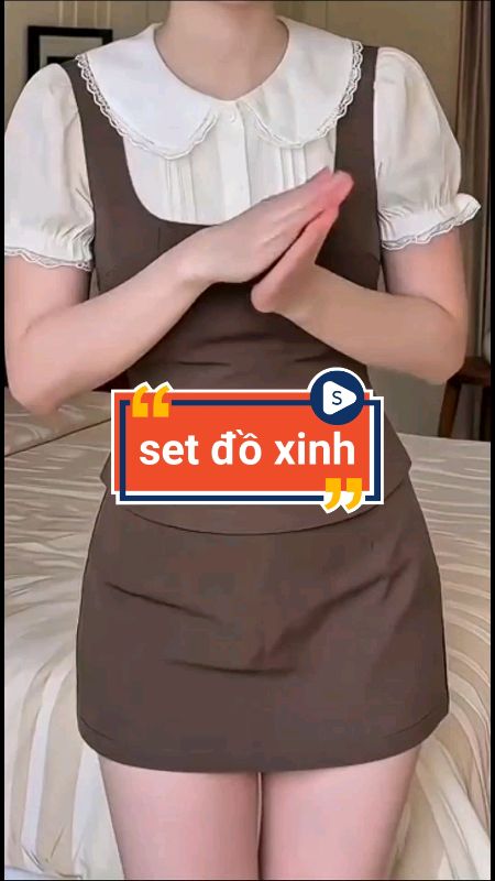 Set đồ xinh cho nữ #setdonu #vaynu #HangMoiVe #ShopeeVideo #ShopeeCreator #LuotVuiMuaLien