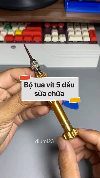 ￼Bộ tua vít 5 đầu sửa chữa #VideohangDoiSong#ShopeeVideo#ShopeeCreator #LuotVuiMuaLien#KOLUyTin#Videomuasam #SandealcungKOL #diumi389