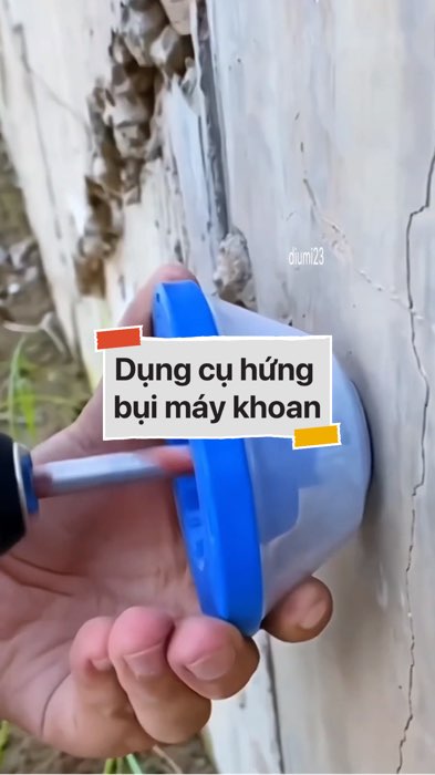 ￼Dụng cụ hứng bụi máy khoan #VideohangDoiSong#ShopeeVideo#ShopeeCreator #LuotVuiMuaLien#KOLUyTin#Videomuasam #SandealcungKOL #diumi395