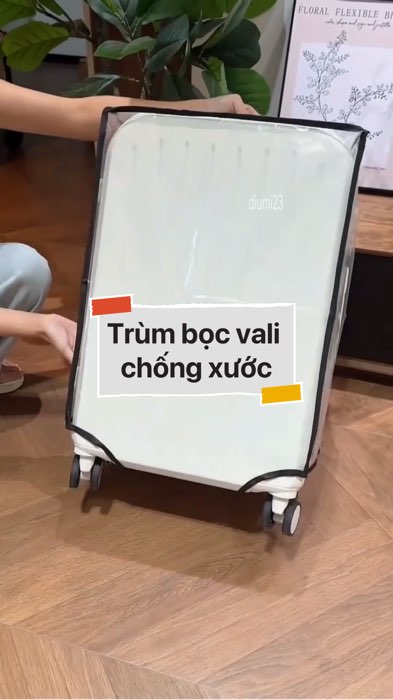 Trùm bọc vali chống xước #VideohangDoiSong#ShopeeVideo#ShopeeCreator #LuotVuiMuaLien#KOLUyTin#Videomuasam #SandealcungKOL #diumi409