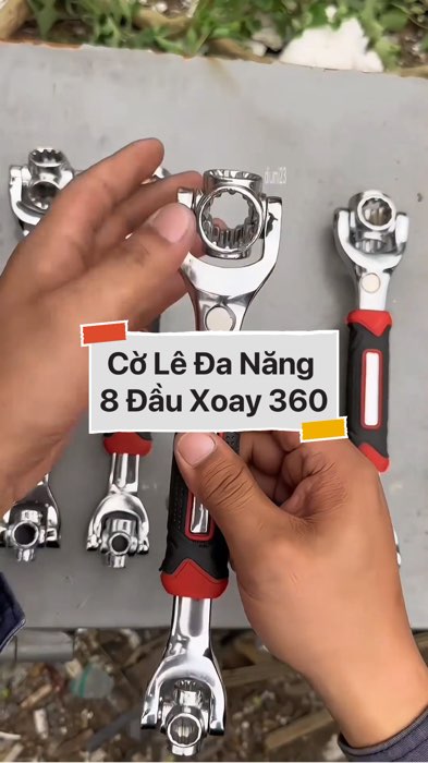 Cờ Lê Đa Năng 8 Đầu Xoay 360 #VideohangDoiSong#ShopeeVideo#ShopeeCreator #LuotVuiMuaLien#KOLUyTin#Videomuasam #SandealcungKOL #diumi420