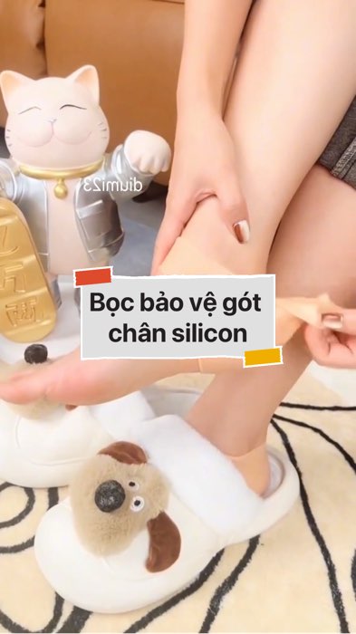 Bọc bảo vệ gót chân silicon #VideohangDoiSong#ShopeeVideo#ShopeeCreator #LuotVuiMuaLien#KOLUyTin#Videomuasam #SandealcungKOL #diumi437