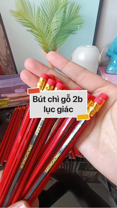 Bút chì gỗ 2b lục giác #videohangvanphongpham#shopeestyle#ShopeeVideo#ShopeeCreator #LuotVuiMuaLien #diumi438