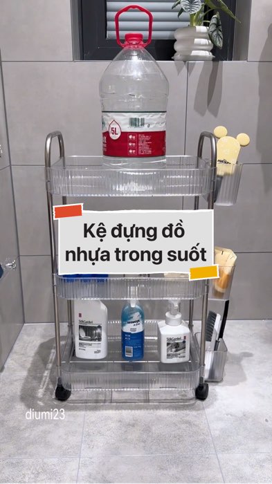 Kệ đựng đồ nhựa trong suốt #VideoHangGiaDung#shopeestyle#ShopeeVideo#ShopeeCreator #LuotVuiMuaLien #diumi488