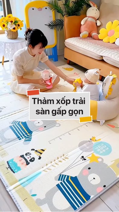 Thảm xốp trải sàn gấp gọn cho bé #VideoHangMevaBe#shopeestyle#ShopeeVideo#ShopeeCreator#LuotVuiMuaLien #diumi517