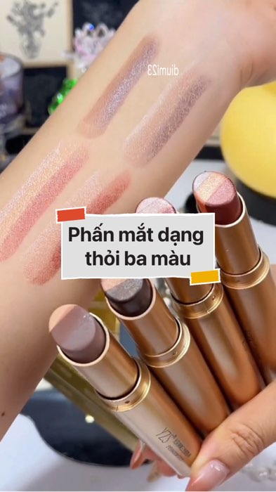 ￼Phấn mắt YZS dạng thỏi ba màu #VideohangLamDep#shopeestyle#ShopeeVideo#ShopeeCreator #LuotVuiMuaLien#KOLUyTin#Videomuasam #SandealcungKOL #diumi529