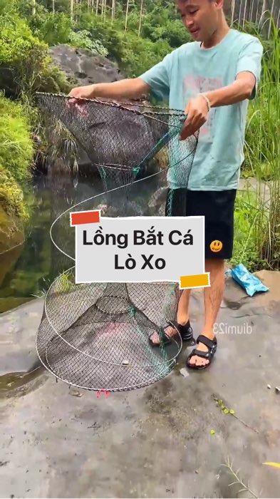 Lồng Bắt Cá Lò Xo #VideohangDoiSong#ShopeeVideo#ShopeeCreator #LuotVuiMuaLien#KOLUyTin#Videomuasam #SandealcungKOL #diumi537