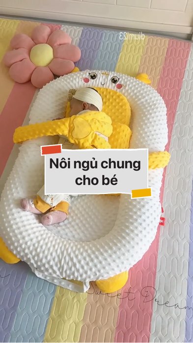 Nôi ngủ chung cho bé có tay vỗ #VideoHangMevaBe#shopeestyle#ShopeeVideo#ShopeeCreator#LuotVuiMuaLien #diumi560