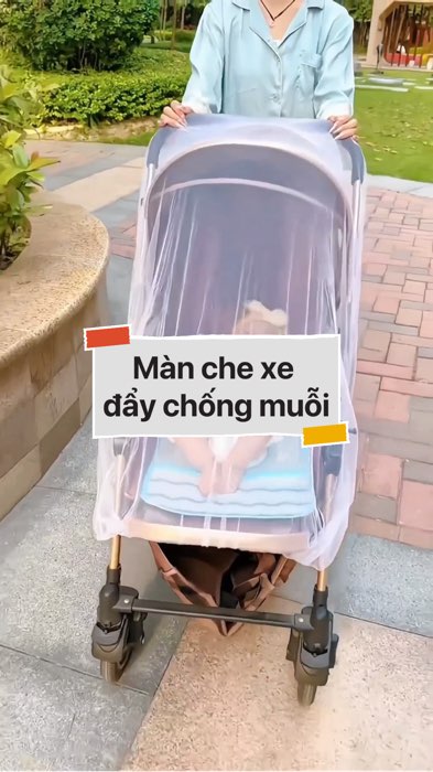 ￼Màn che xe đẩy chống muỗi #VideoHangMevaBe#shopeestyle#ShopeeVideo#ShopeeCreator#LuotVuiMuaLien #diumi592