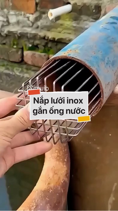 ￼Nắp lưới inox gắn ống nước #VideohangDoiSong#ShopeeVideo#ShopeeCreator #LuotVuiMuaLien#Videomuasam #SandealcungKOL #diumi602