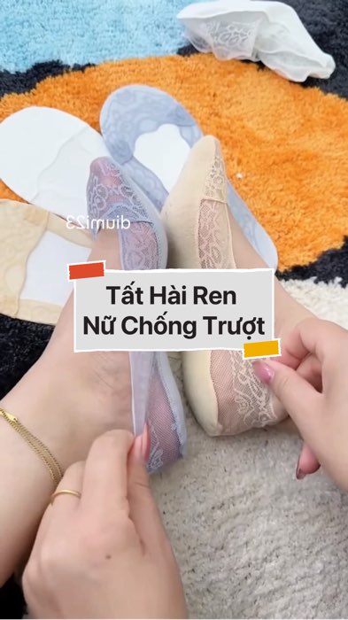 ￼Tất Hài Ren Nữ Chống Trượt #VideohangThoiTrang#shopeestyle#ShopeeVideo#ShopeeCreator#LuotVuiMuaLien#KOLUyTin #diumi611
