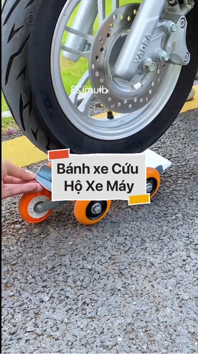 ￼Bánh xe Cứu Hộ Xe Máy #VideohangDoiSong#ShopeeVideo#ShopeeCreator #LuotVuiMuaLien#KOLUyTin#Videomuasam #SandealcungKOL #diumi612