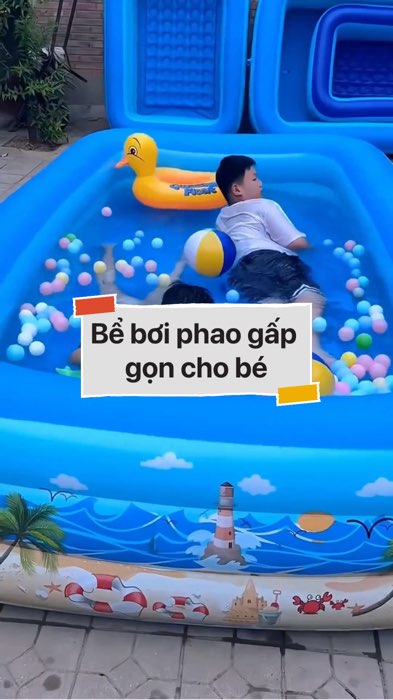 Bể bơi phao gấp gọn cho bé #VideoHangMevaBe#shopeestyle#ShopeeVideo#ShopeeCreator#LuotVuiMuaLien #diumi633