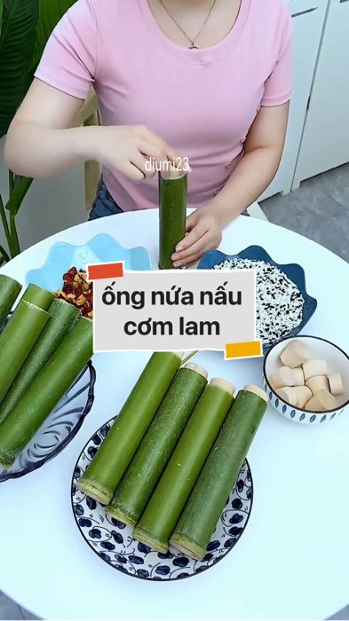 ống nứa nấu cơm lam #VideohangTieuDung #shopeestyle#ShopeeVideo#ShopeeCreator #LuotVuiMuaLien#KOLUyTin#Videomuasam #SandealcungKOL #diumi665