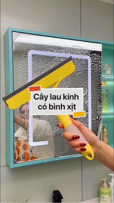 Cây lau kính có bình xịt #VideoHangGiaDung#shopeestyle#ShopeeVideo#ShopeeCreator #LuotVuiMuaLien #diumi685