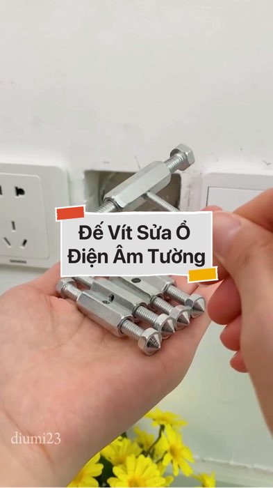 ￼Đế Vít Sửa Ổ Điện Âm Tường #VideohangDoiSong#ShopeeVideo#ShopeeCreator #LuotVuiMuaLien#KOLUyTin#Videomuasam #SandealcungKOL #diumi742