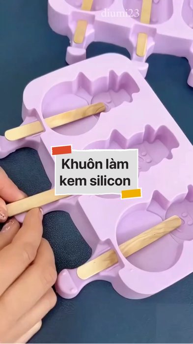￼Khuôn làm kem silicon #VideohangTieuDung #shopeestyle#ShopeeVideo#ShopeeCreator #LuotVuiMuaLien#KOLUyTin#Videomuasam #SandealcungKOL #diumi747