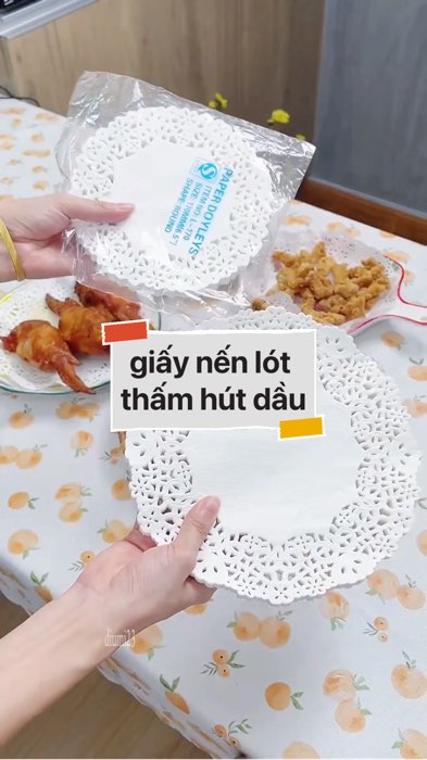 giấy nến lót thấm hút dầu