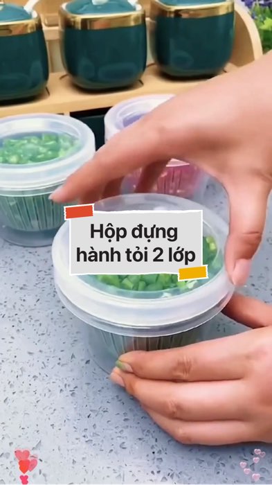 Hộp đựng hành tỏi 2 lớp #VideoHangGiaDung#shopeestyle#ShopeeVideo#ShopeeCreator #LuotVuiMuaLien #diumi790