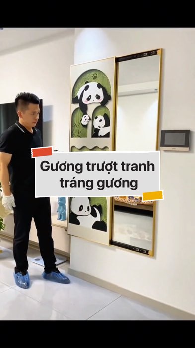Gương trượt tranh tráng gương #VideoHangGiaDung#shopeestyle#ShopeeVideo#ShopeeCreator #LuotVuiMuaLien #diumi801