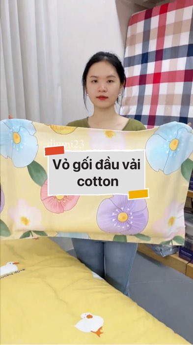 Vỏ gối đầu vải cotton #VideohangTieuDung #shopeestyle#ShopeeVideo#ShopeeCreator #LuotVuiMuaLien#KOLUyTin#Videomuasam #SandealcungKOL #diumi818