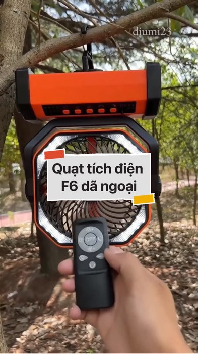 ￼Quạt tích điện F6 dã ngoại #VideohangDienTu#shopeestyle#ShopeeVideo#ShopeeCreator #LuotVuiMuaLien#KOLUyTin#Videomuasam #SandealcungKOL #diumi829