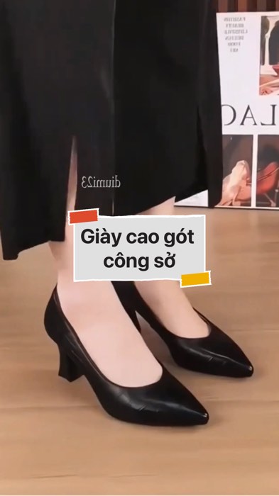 Giày cao gót công sở #VideohangThoiTrang#shopeestyle#ShopeeVideo#ShopeeCreator#LuotVuiMuaLien#KOLUyTin #diumi860
