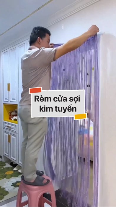 Rèm cửa sợi kim tuyến #VideohangNhaCua#shopeestyle#ShopeeVideo#ShopeeCreator #LuotVuiMuaLien#KOLUyTin#Videomuasam #SandealcungKOL #diumi866
