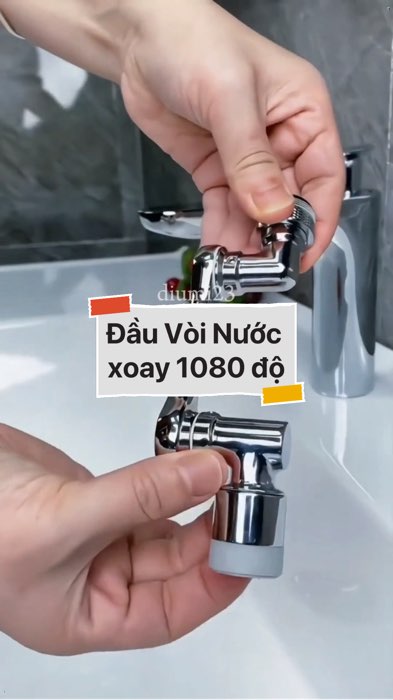 ￼Đầu Nối Vòi Nước xoay 1080 độ #VideoHangGiaDung#shopeestyle#ShopeeVideo#ShopeeCreator #LuotVuiMuaLien #diumi928