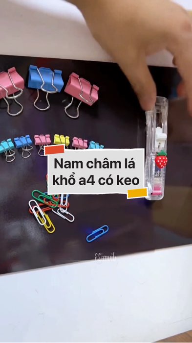 Nam châm lá khổ a4 có keo #VideohangDoiSong#ShopeeVideo#ShopeeCreator #LuotVuiMuaLien#KOLUyTin#Videomuasam #SandealcungKOL #diumi977