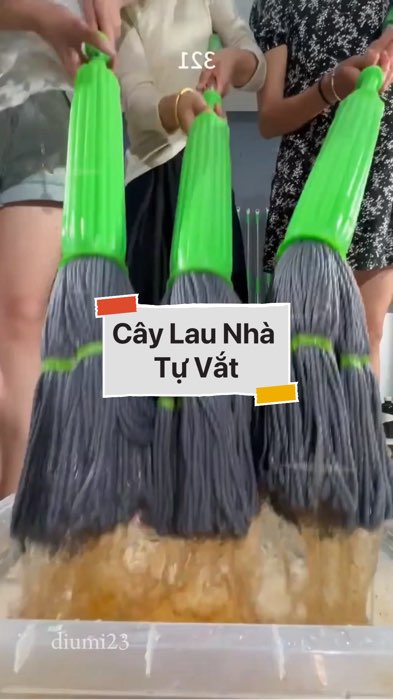 ￼Cây Lau Nhà Tự Vắt Cán Inox  #VideoHangGiaDung#shopeestyle#ShopeeVideo#ShopeeCreator #LuotVuiMuaLien #diumi11