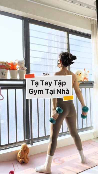 Tạ Tay Tập Gym Tại Nhà #VideohangDoiSong#ShopeeVideo#ShopeeCreator #LuotVuiMuaLien#KOLUyTin#Videomuasam #SandealcungKOL #diumi31