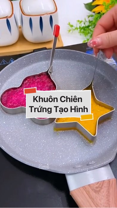 Khuôn Chiên Trứng Tạo Hình. #VideoHangGiaDung#shopeestyle#ShopeeVideo#ShopeeCreator #LuotVuiMuaLien #diumi13