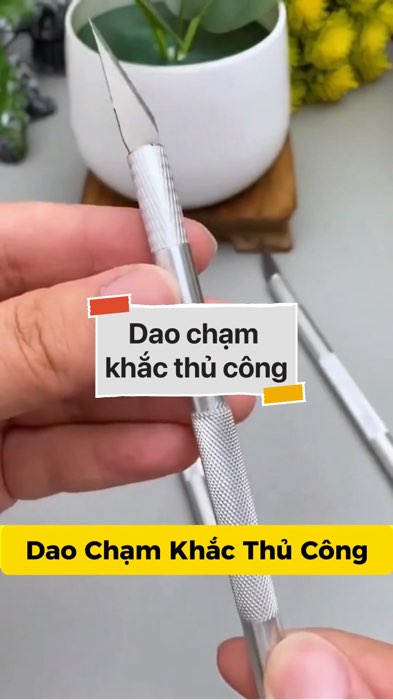 Dao chạm khắc thủ công #VideohangDoiSong#ShopeeVideo#ShopeeCreator #LuotVuiMuaLien#KOLUyTin#Videomuasam #SandealcungKOL #diumi148