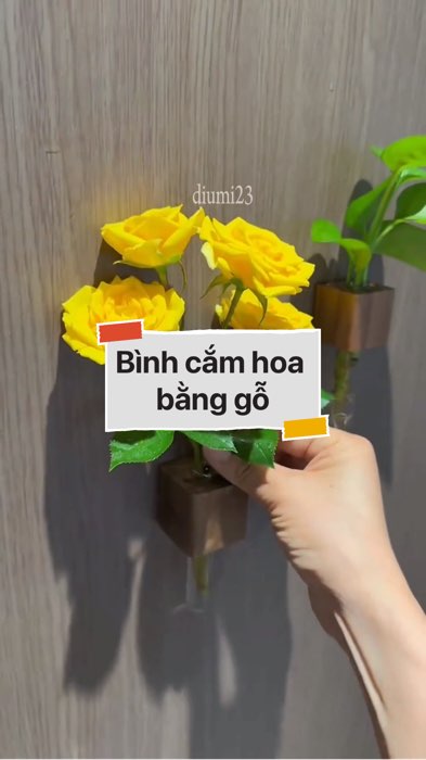 Bình cắm hoa bằng gỗ #VideohangDoiSong#ShopeeVideo#ShopeeCreator #LuotVuiMuaLien#KOLUyTin#Videomuasam #SandealcungKOL #diumi156
