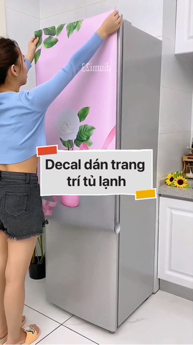 Decal dán tủ lạnh #VideohangDoiSong#ShopeeVideo#ShopeeCreator #LuotVuiMuaLien#KOLUyTin#Videomuasam #SandealcungKOL #diumi158