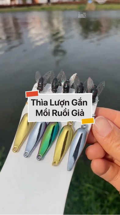 Thìa Lượn Gắn Mồi Ruồi Giả #VideohangDoiSong#ShopeeVideo#ShopeeCreator #LuotVuiMuaLien#KOLUyTin#Videomuasam #SandealcungKOL #diumi171